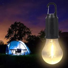 12658 RECHARGEABLE CAMPING LIGHTS FOR TENTS LED CAMPING TENT LANTERN 3 LIGHTING MODES TENT LAMP PORTABLE EMERGENCY CAMPING LIGHTS WITH CLIP HOOK FOR CAMPING HIKING FISHING, BACKPACKING (1 PC)