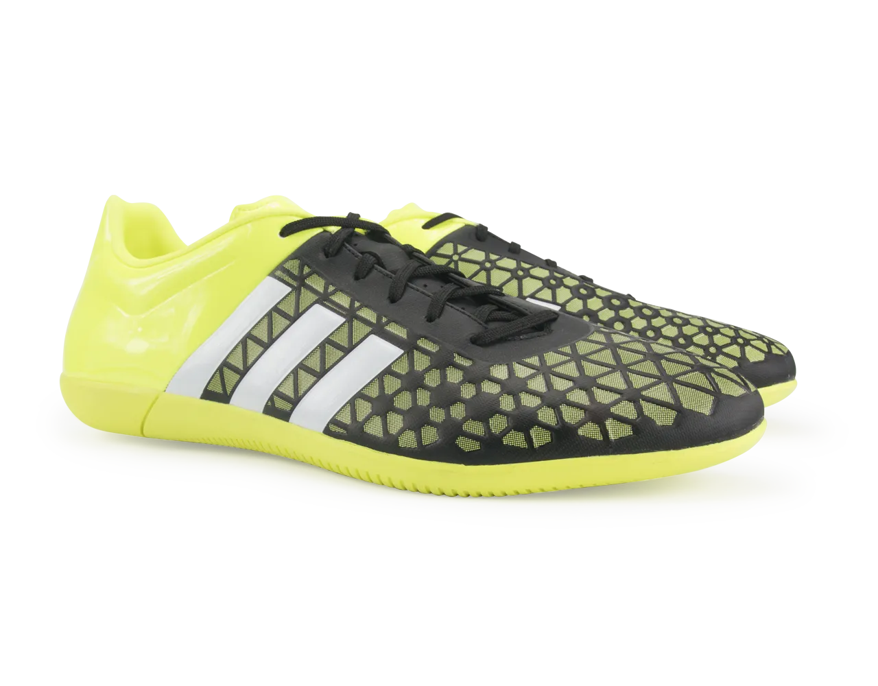 adidas Men's ACE 15.3 Indoor Soccer Shoes Solar Yellow/Solar Yellow/Black