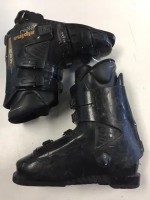 Alpina Black Size 304 mm Used Downhill Ski Boots