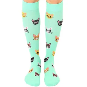 Cat Unisex Compression Knee High Sock