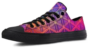 Flower Life Purp Low Top Shoes