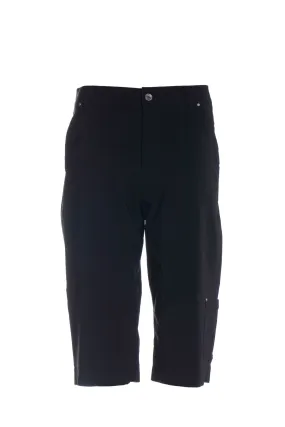 Micro Stretch Below Knee Pants | Black | 2144YY